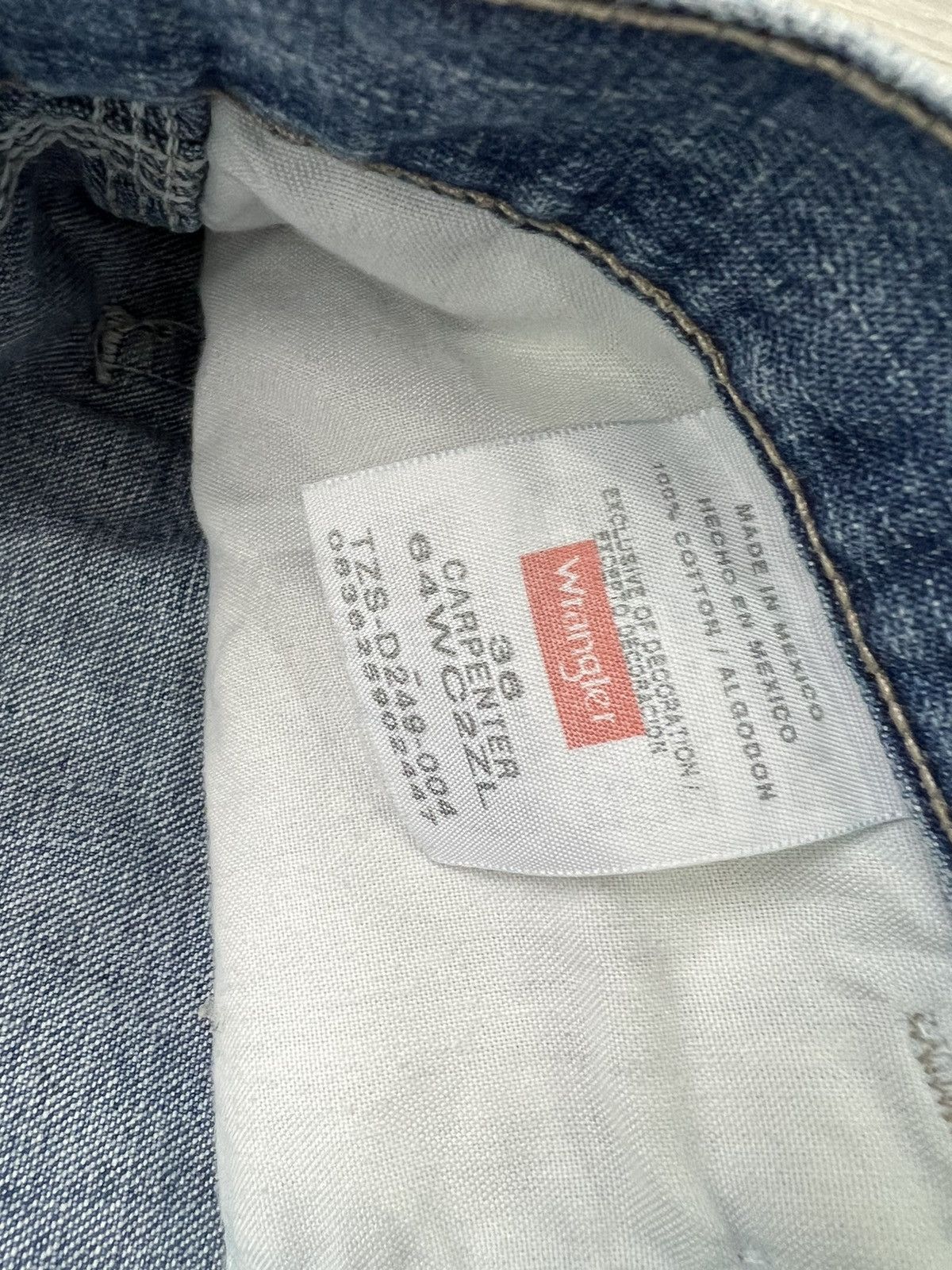 Vintage Vtg baggy Wrangler Shorts Custom Arabic “Dream More” Jort 36 Size US 36 / EU 52 - 6 Thumbnail