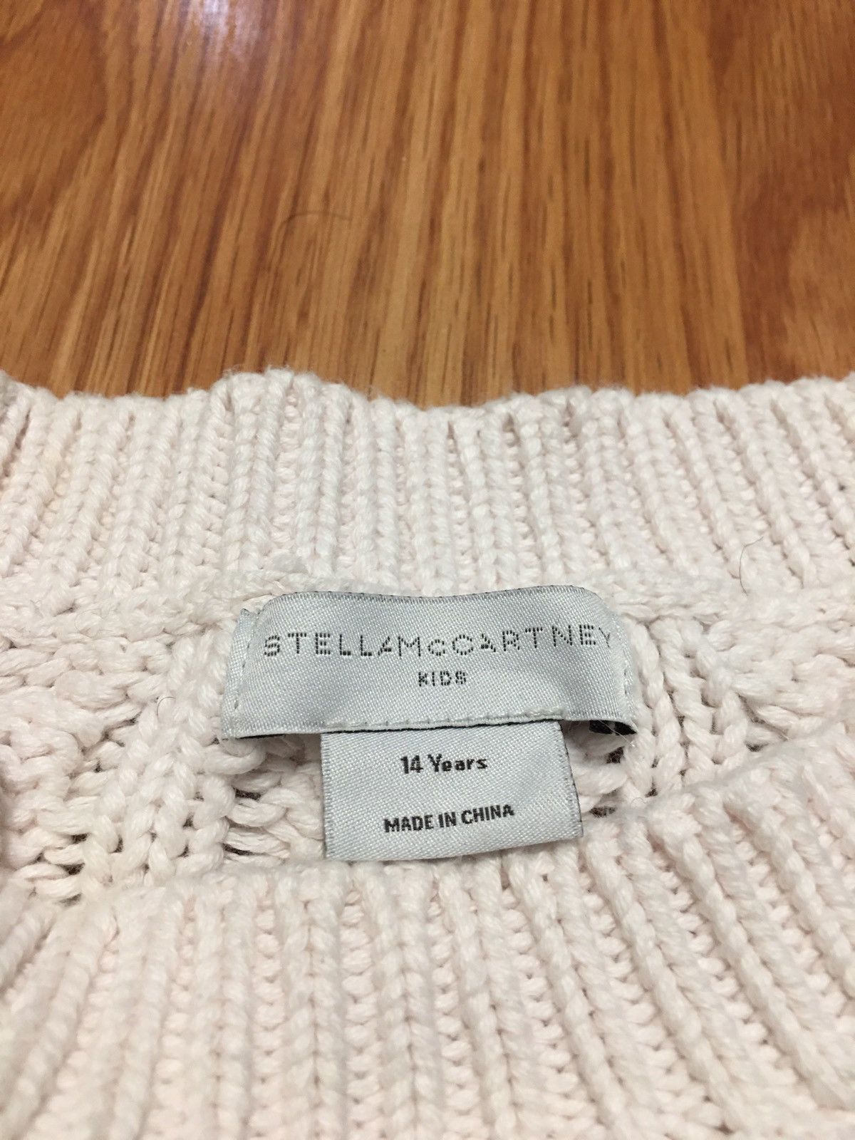 Stella McCartney Stella McCartney Ivory Knit Girls Sweater Size 14Y Size S / US 4 / IT 40 - 7 Thumbnail