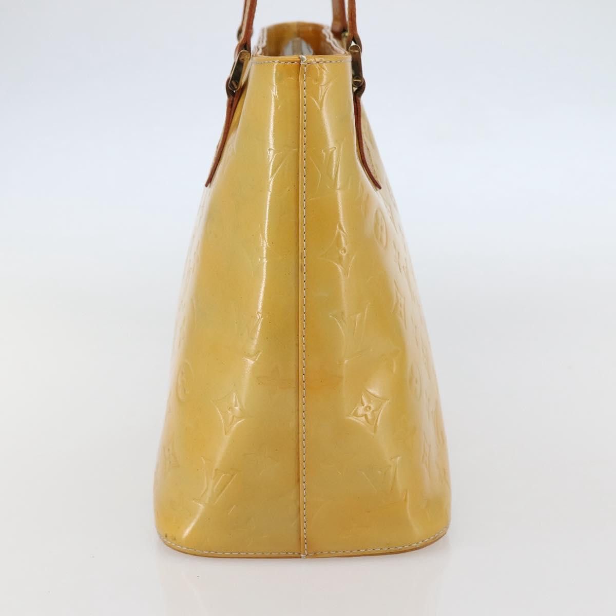 Louis Vuitton LOUIS VUITTON Monogram Vernis Houston Hand Bag Gris M91053 Size ONE SIZE - 4 Thumbnail