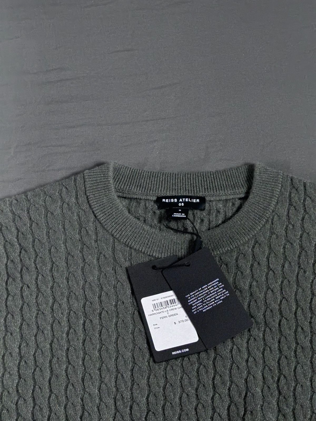 Reiss Reiss Atelier Long Sleeve Cashmere Sweater Size US S / EU 44-46 / 1 - 5 Thumbnail