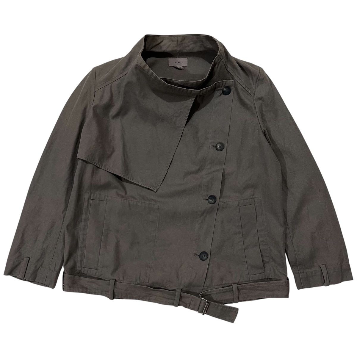 Helmut Lang 🚨Binding Accept🚨Helmut Asymetric Bikers Jacket Size M / US 6-8 / IT 42-44 - 3 Thumbnail