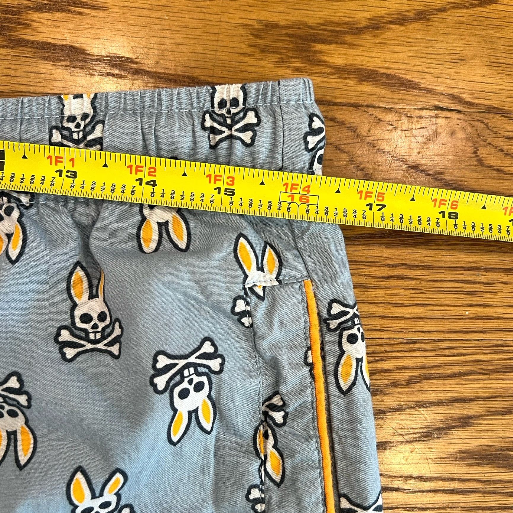 Psycho Bunny VINTAGE Psycho Bunny Jogger Pants Men Medium Blue Lounge Wear All Over Print Casual Travel Size US 31 - 5 Thumbnail