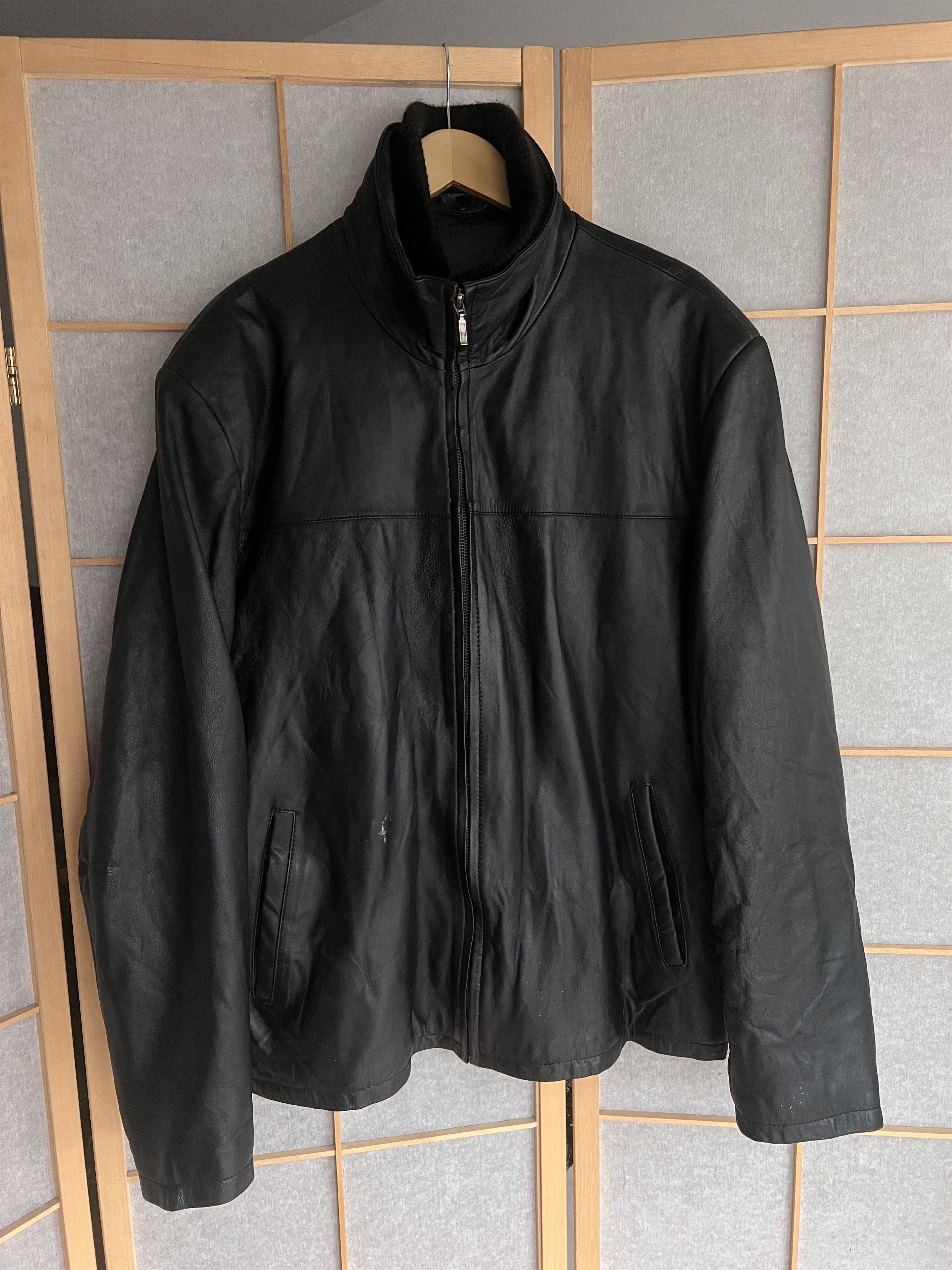If Six Was Nine The Sopranos vibe VTG 2000s leather jacket coat opium y2k Size US L / EU 52-54 / 3 - 3 Thumbnail