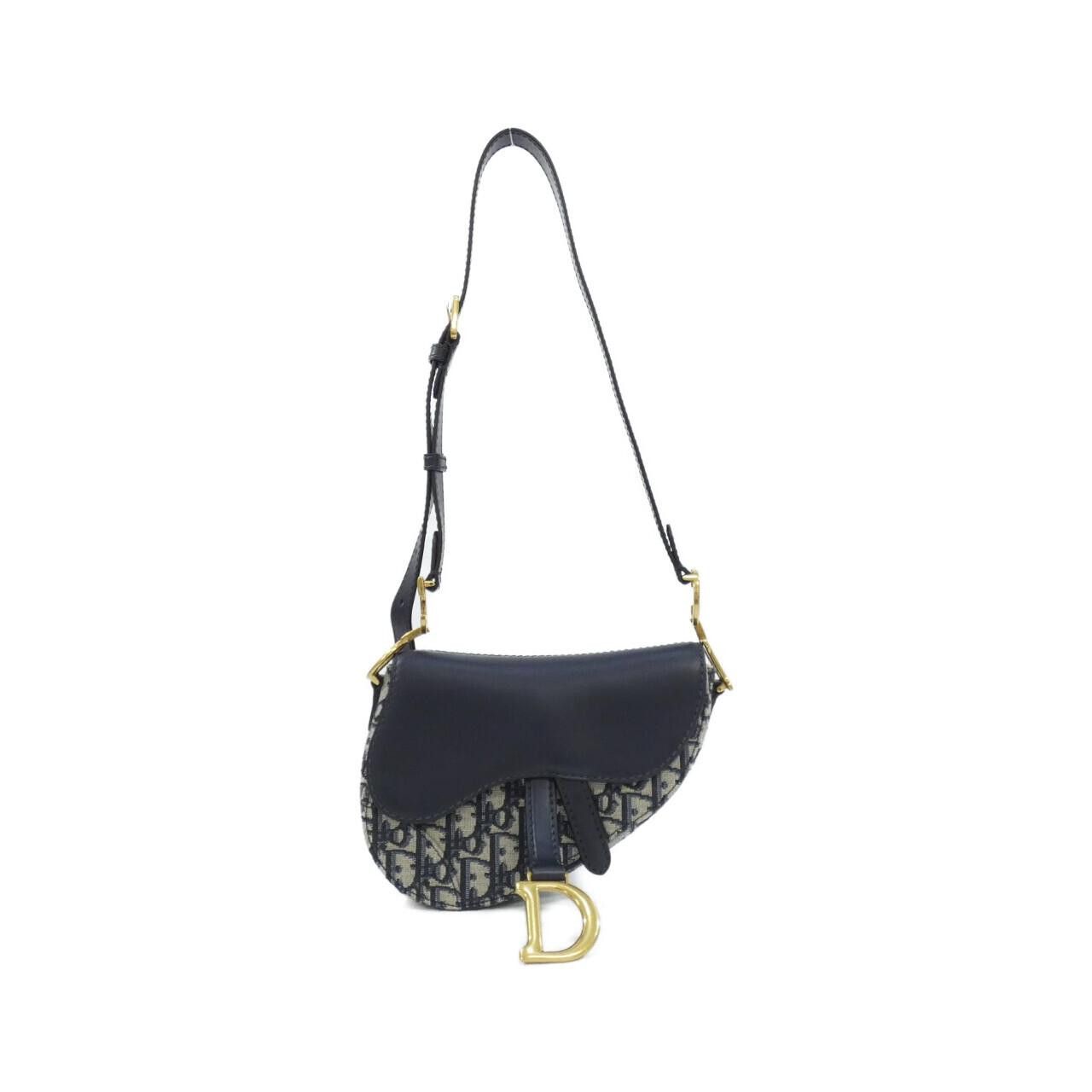Dior Dior Christian Dior Dior Oblique Saddle Mini Canvas Calf Shoulder Bag Textile Shoulder Bag M0465CDSS DUTY FREE for USA Size ONE SIZE - 1 Thumbnail