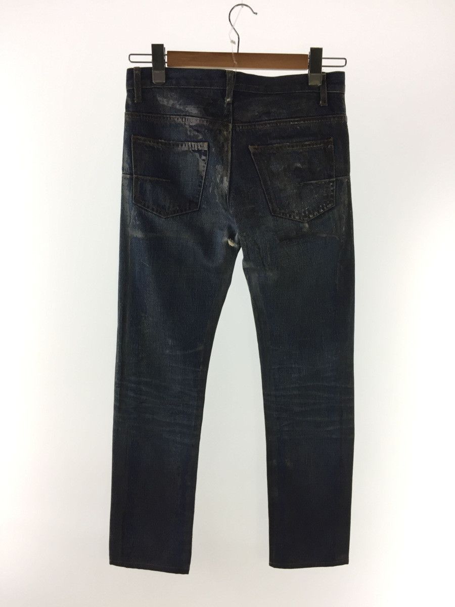 Dior Dior Homme Hedi Slimane Luster Wax Coat Denim Size US 27 - 3 Thumbnail