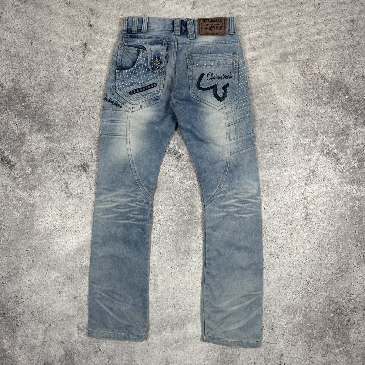 Japanese Brand J Rag Straight Patchwork Multipocket Y2K Denim Jeans Size US 29 - 6 Thumbnail