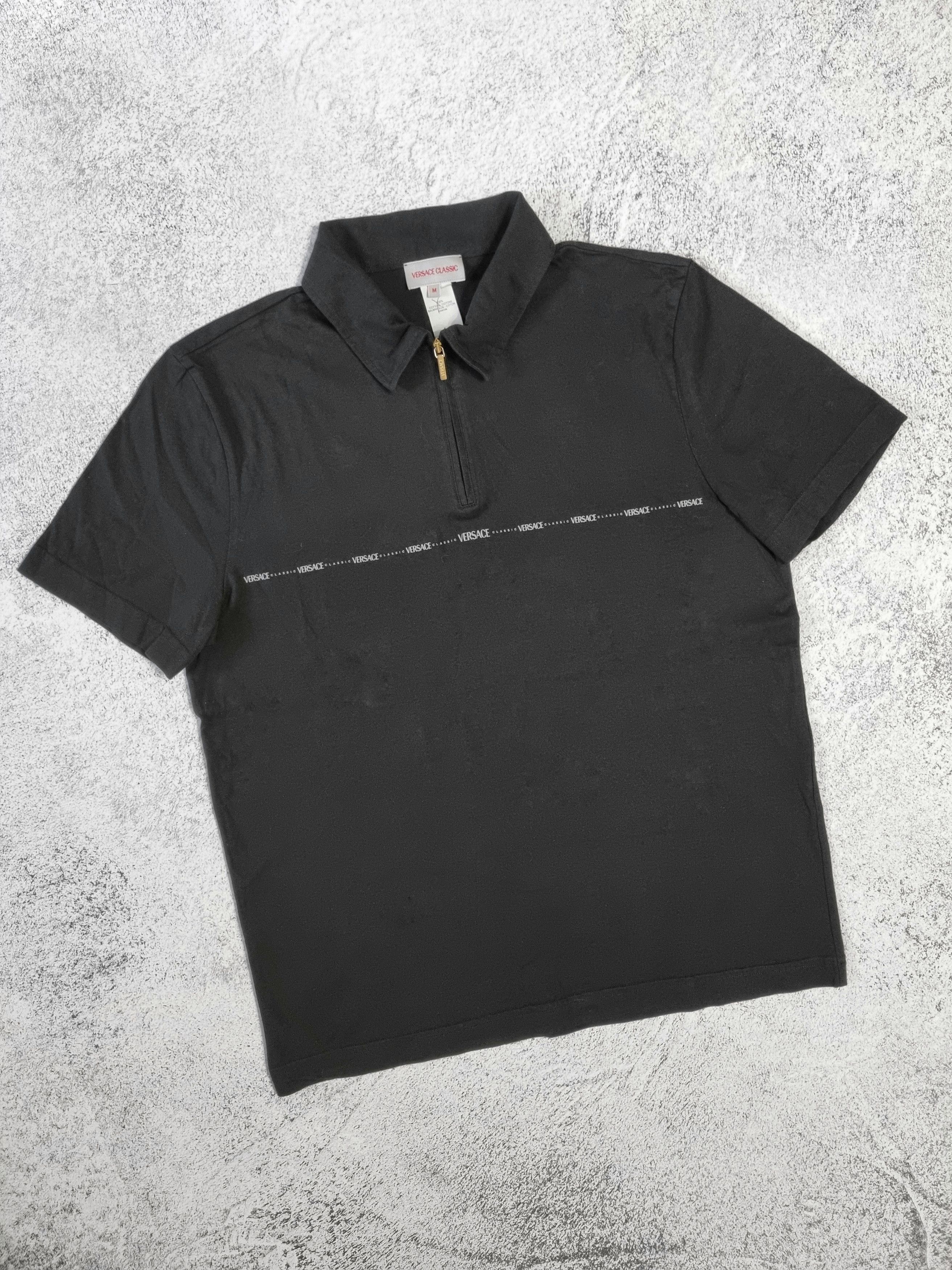 Versace Versace Classic Zip Polo Size US M / EU 48-50 / 2 - 2 Thumbnail
