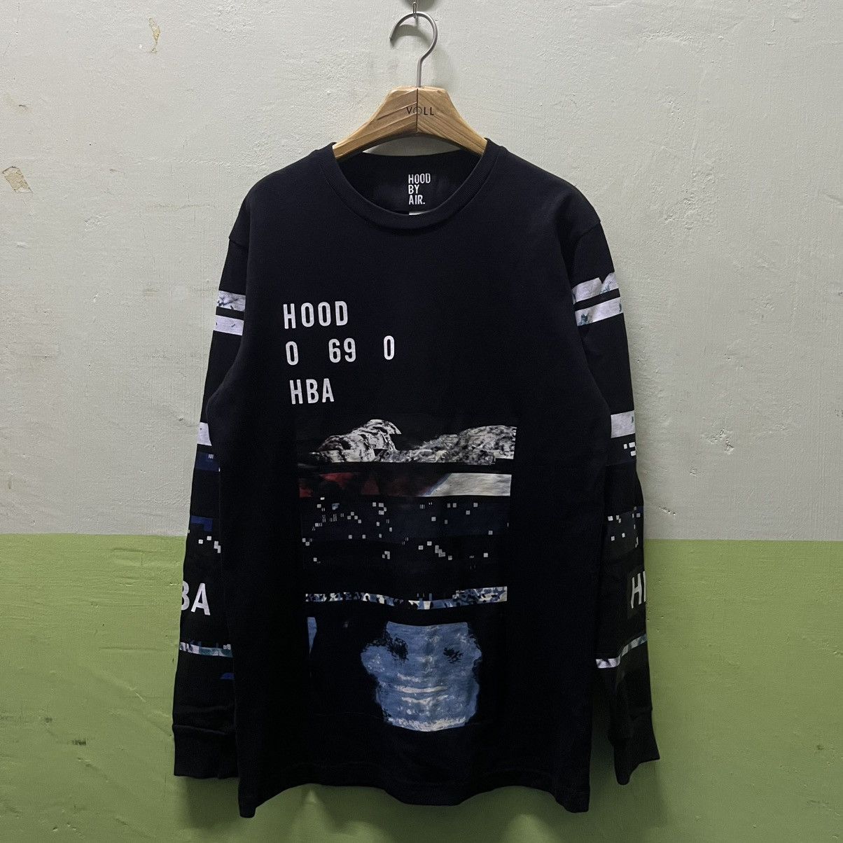Hood By Air Hood by air HBA heritage scan long sleeve tee Y2K