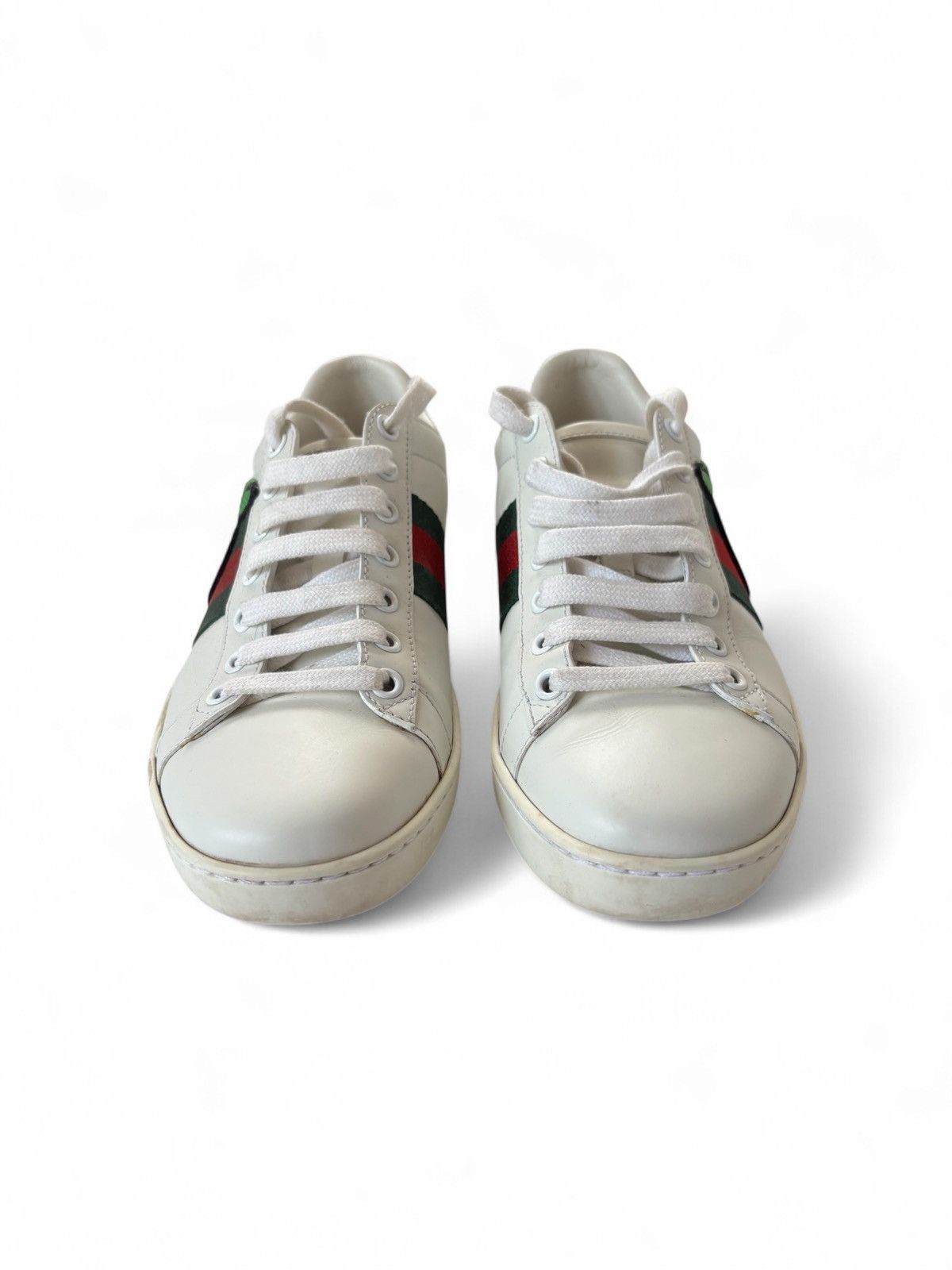 Gucci Gucci Ace GG Apple leather sneakers Size US 7 / IT 37 - 2 Thumbnail