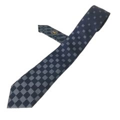 Louis Vuitton Men's Burgundy SIlk Petit Damier Striped LV Crest Tie –  Luxuria & Co.