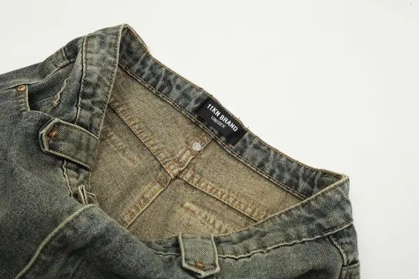 Japanese Brand VIBE American hip-hop loose flared casual cargo jeans Size US 32 / EU 48 - 4 Thumbnail