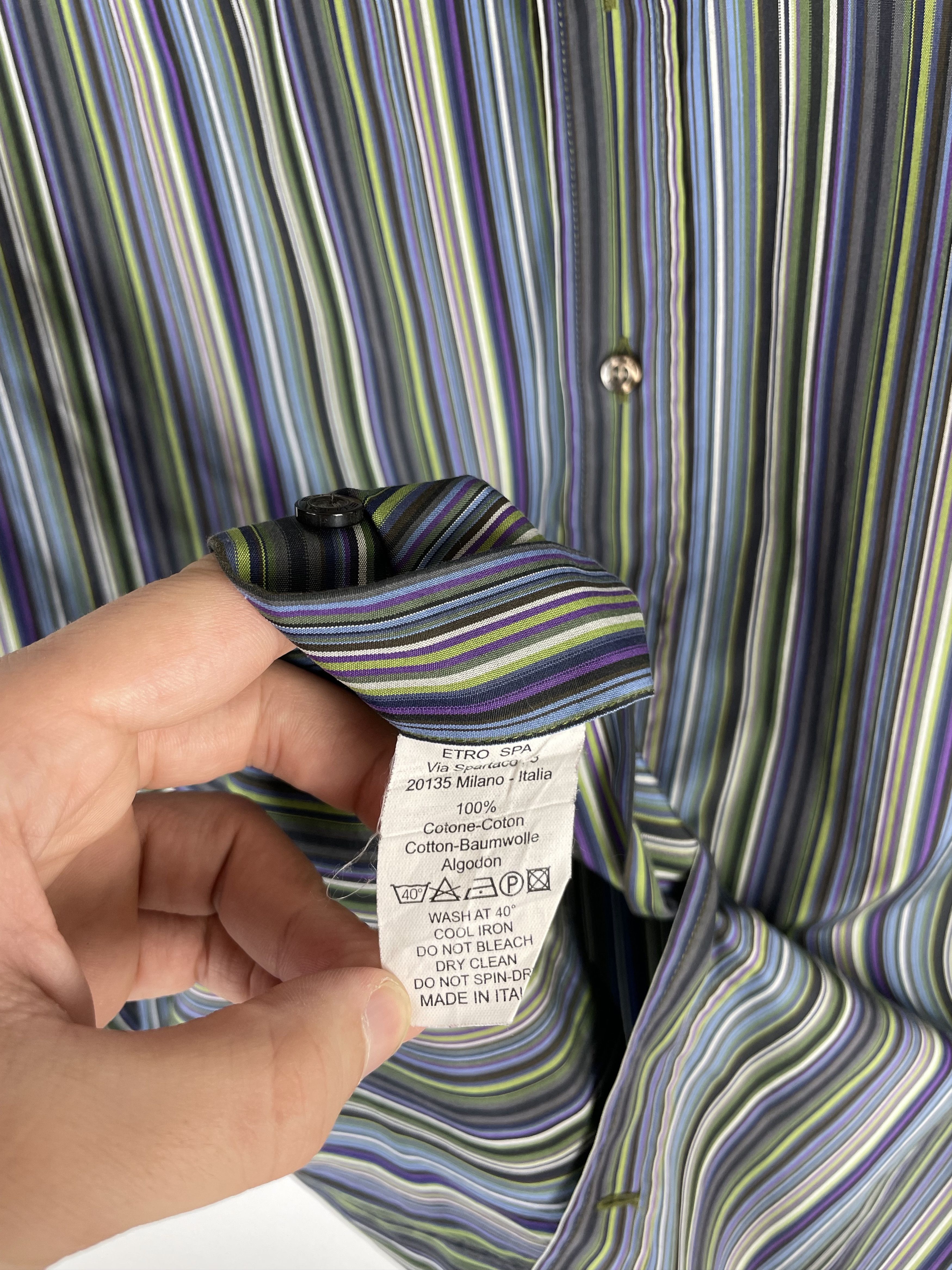 Etro Etro shirt button ups hype luxury Size US M / EU 48-50 / 2 - 7 Thumbnail