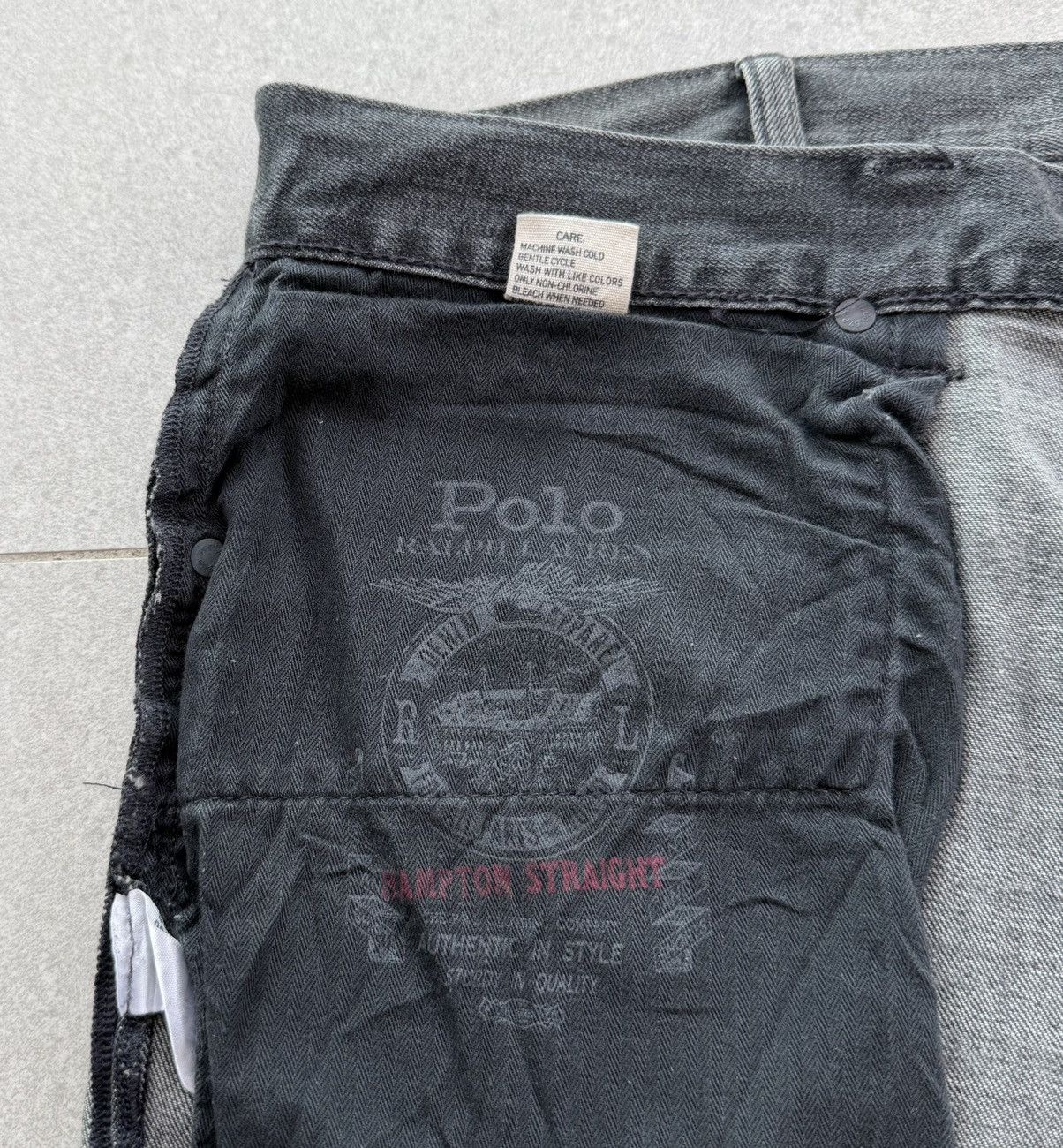 Polo Ralph Lauren Vintage Polo Ralph Lauren (RL) Slim Straight Denim Pant Size US 42 / EU 58 - 11 Thumbnail