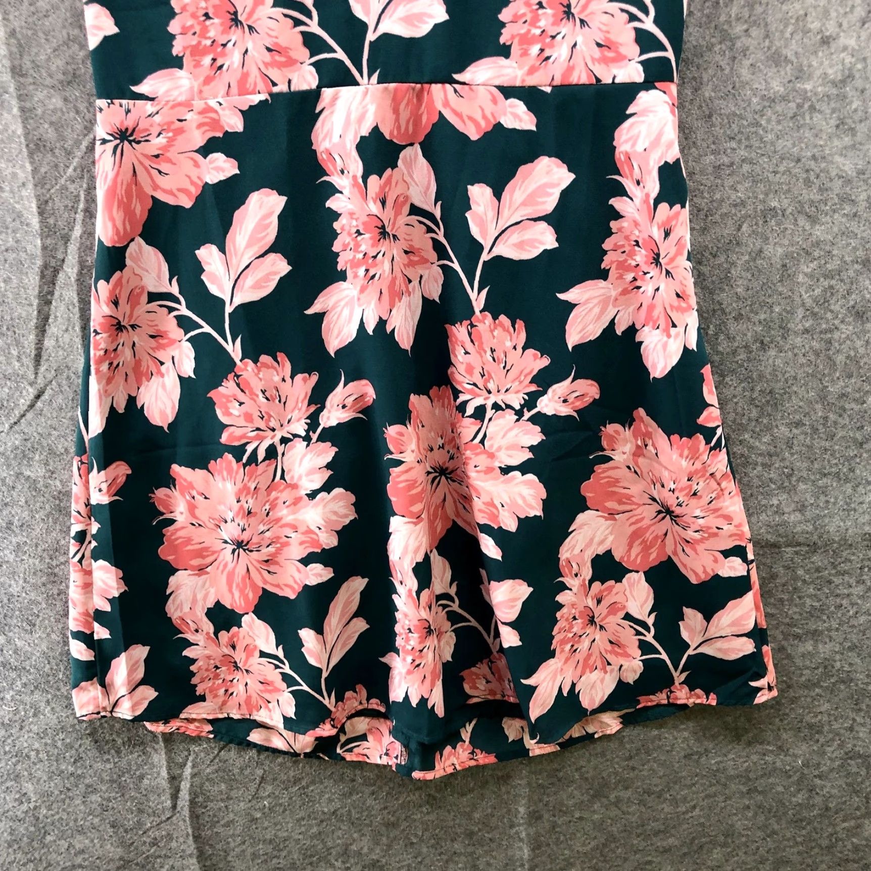 J.Crew J. Crew Mercantile Floral Dress Size 10 Pink Green Short Sleeve V Neck Knee Size 32" / US 10 / IT 46 - 4 Thumbnail