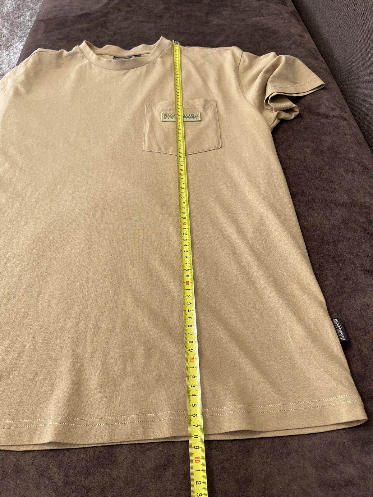 Napapijri NAPAPIJRI Embroidered T-Shirt Pocket Patch Logo Tee Size US L / EU 52-54 / 3 - 7 Thumbnail