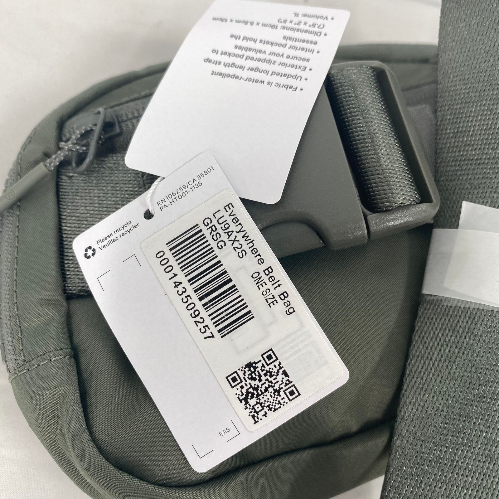 Lululemon Lululemon Green Everywhere Belt Bag New With Tags Size ONE SIZE - 6 Thumbnail