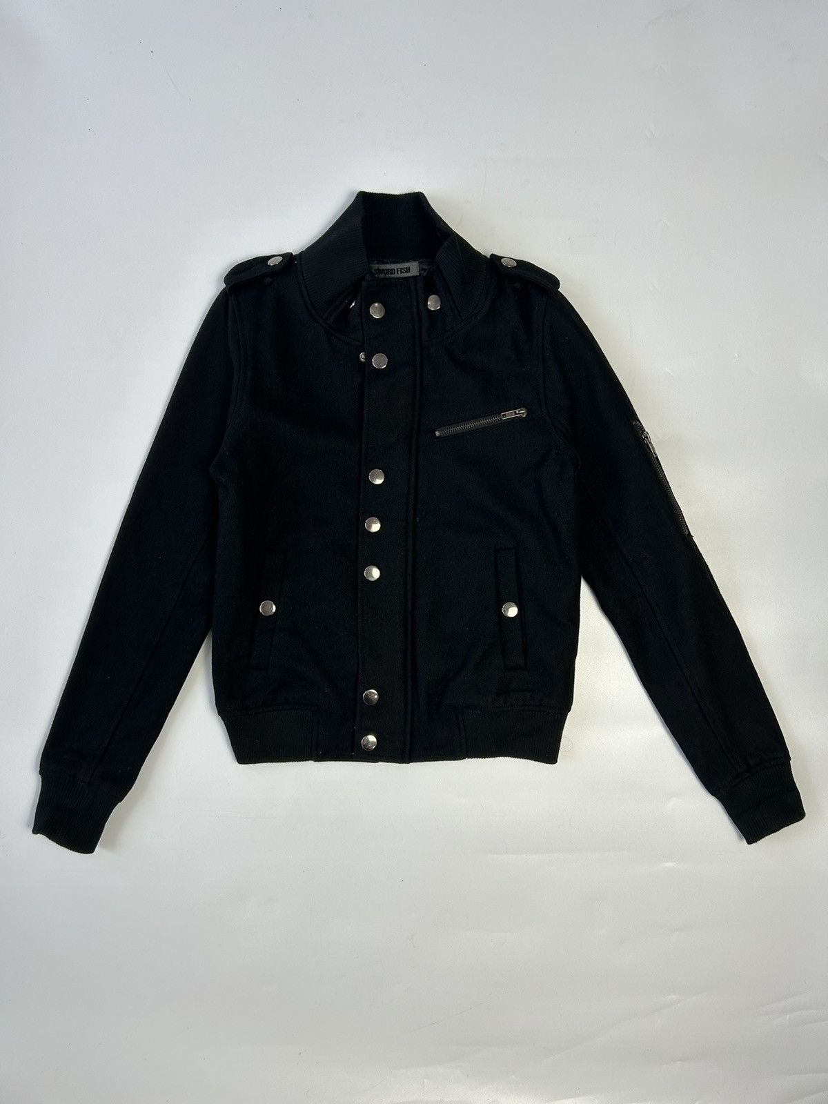 SWORD FISH WOOL ZIPPER JACKET