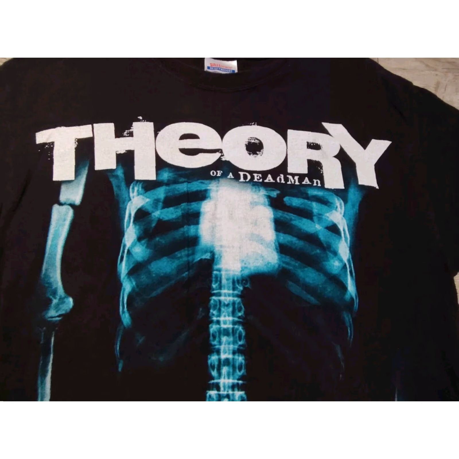 Hanes Theory Of A Deadman Band T-Shirt Graphic Print Black Medium Mens Size US M / EU 48-50 / 2 - 3 Thumbnail