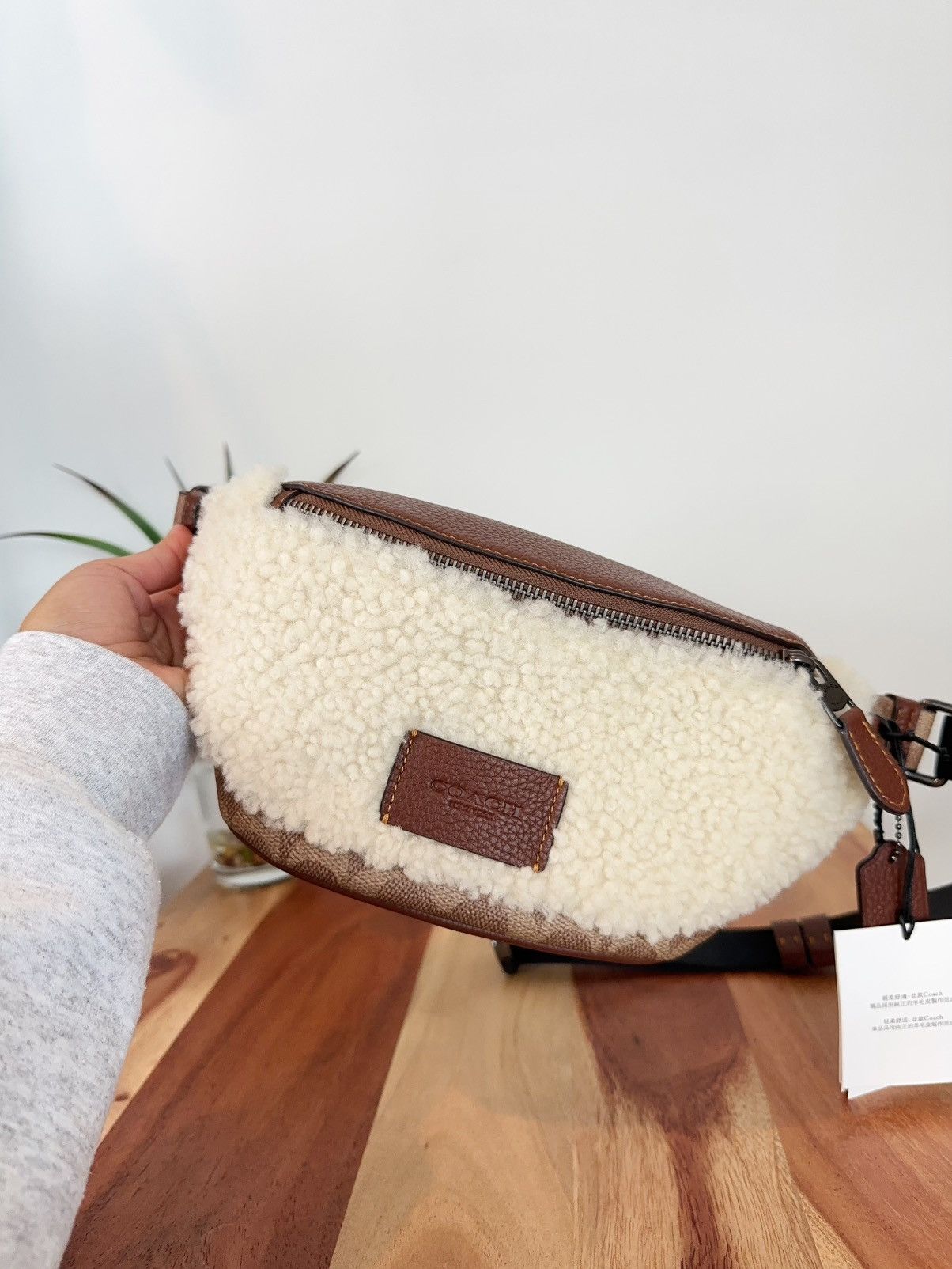 Coach NWT Coach Warren Mini Belt Bag In Signature Canvas Size ONE SIZE - 3 Thumbnail