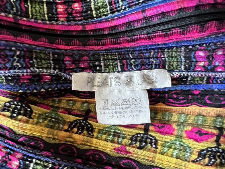 Issey Miyake Issey Miyake size:3 A blue-purple medieval short-sleeved e Size M / US 6-8 / IT 42-44 - 4 Thumbnail