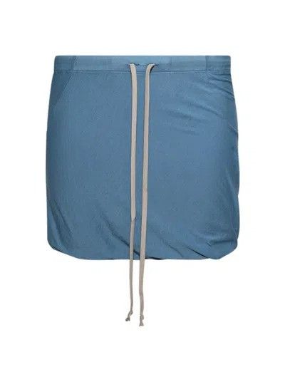Rick Owens o1mle0426 Buds Shorts in Blue Size 32" / US 10 / IT 46 - 1 Preview