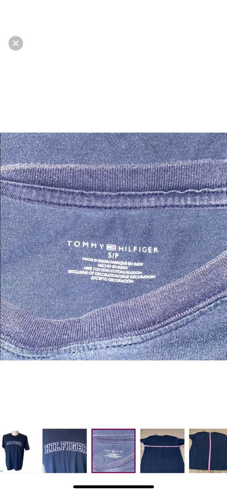 Tommy Hilfiger Tommy Hilfiger small logo tee Size US S / EU 44-46 / 1 - 3 Thumbnail