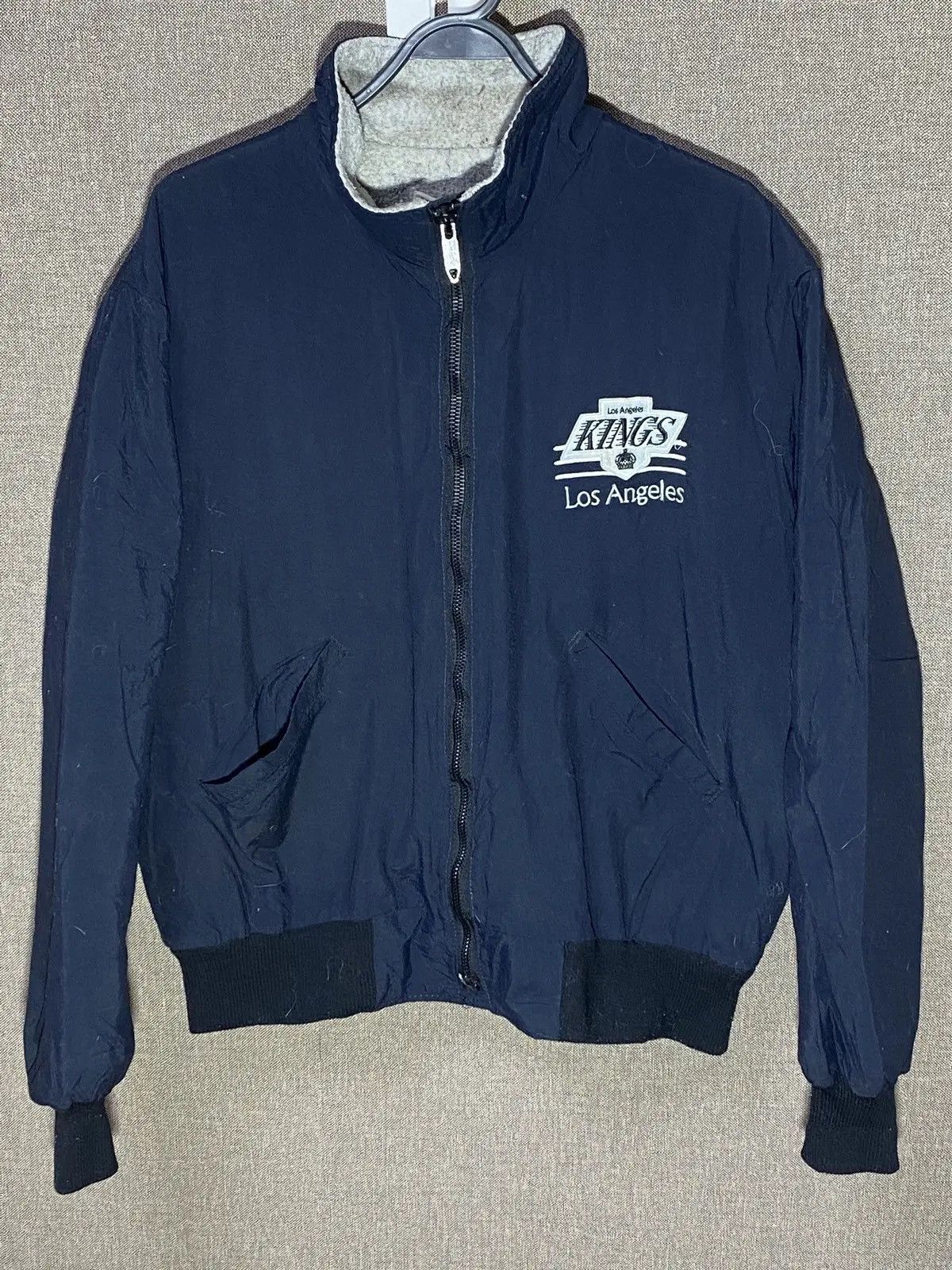 NHL 90’s Vintage 1991 Los Angeles Kings Embroidered Logo Jacket Size US L / EU 52-54 / 3 - 1 Thumbnail