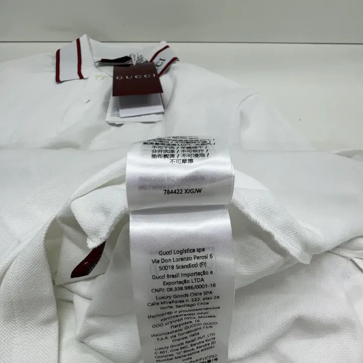 Gucci Gucci Gucci Lido Series Logo Embroidered Polo Shirt -2506 Size US M / EU 48-50 / 2 - 7 Thumbnail
