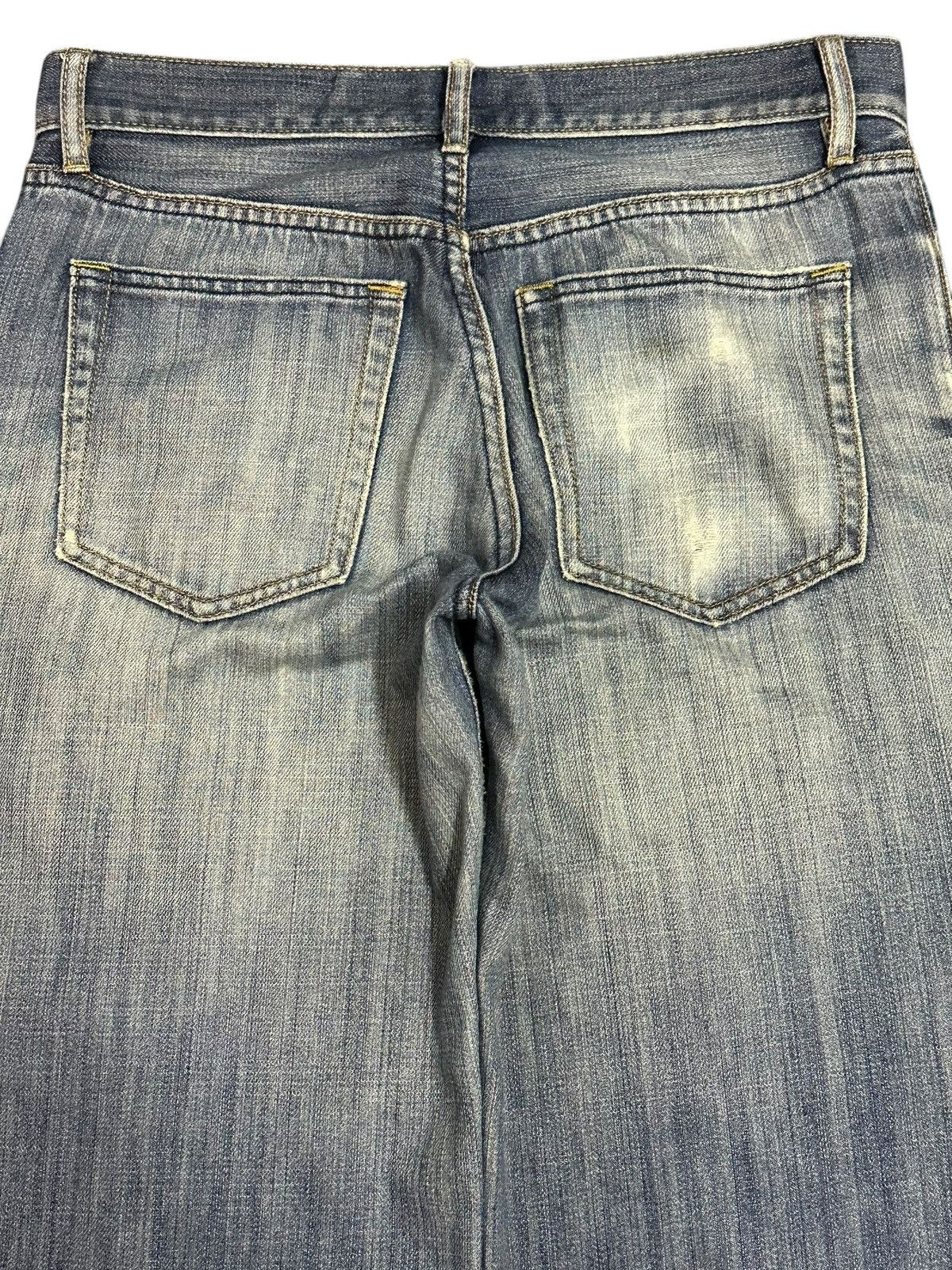 Gap Vintage Gap Blue Faded Wash Distressed Style Baggy Jeans Size US 32 / EU 48 - 5 Thumbnail