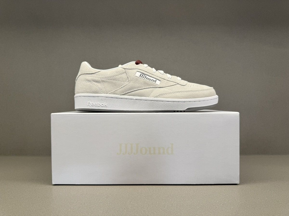 JJJJound × Reebok Reebok Club C 85 JJJJound Chalk Suede Size US 11.5 / EU 44-45 - 3 Thumbnail