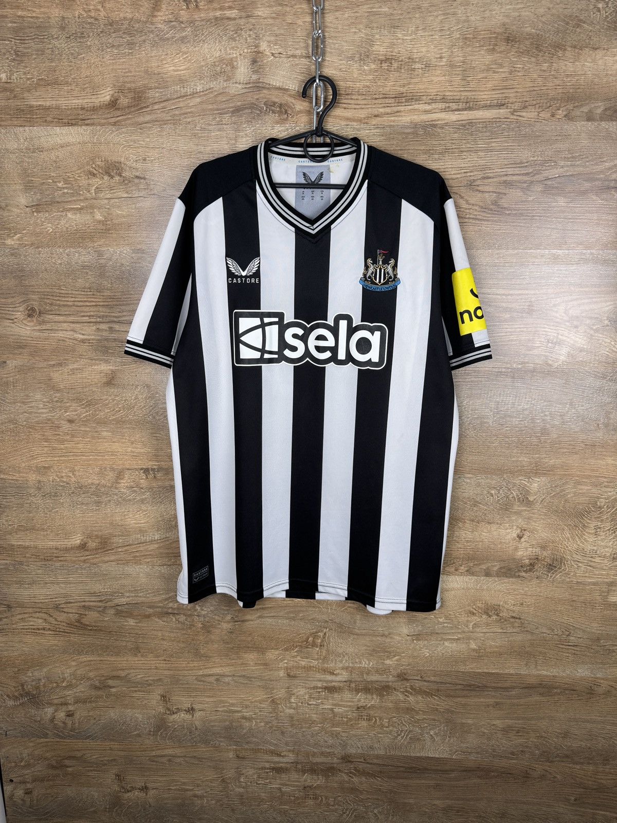 Castore × Vintage Mens Vintage Castore New Castle T-shirt soccer jersey tee Size US XL / EU 56 / 4 - 1 Thumbnail