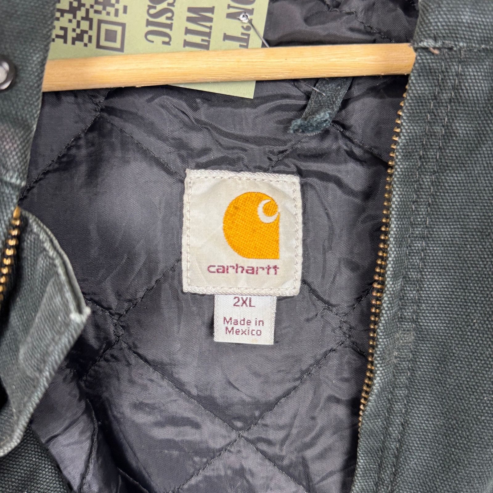 Carhartt × Vintage Early 00s Black Carhartt Hooded Detroit Work Jacket XL 2334 Size US XL / EU 56 / 4 - 8 Thumbnail