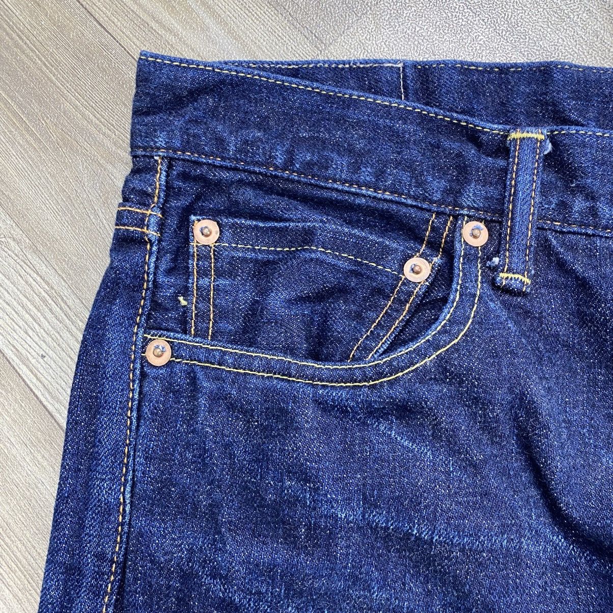 Japanese Brand Blue Paint Overalls Japan Selvedge Raw Denim Pants Size US 30 / EU 46 - 4 Thumbnail