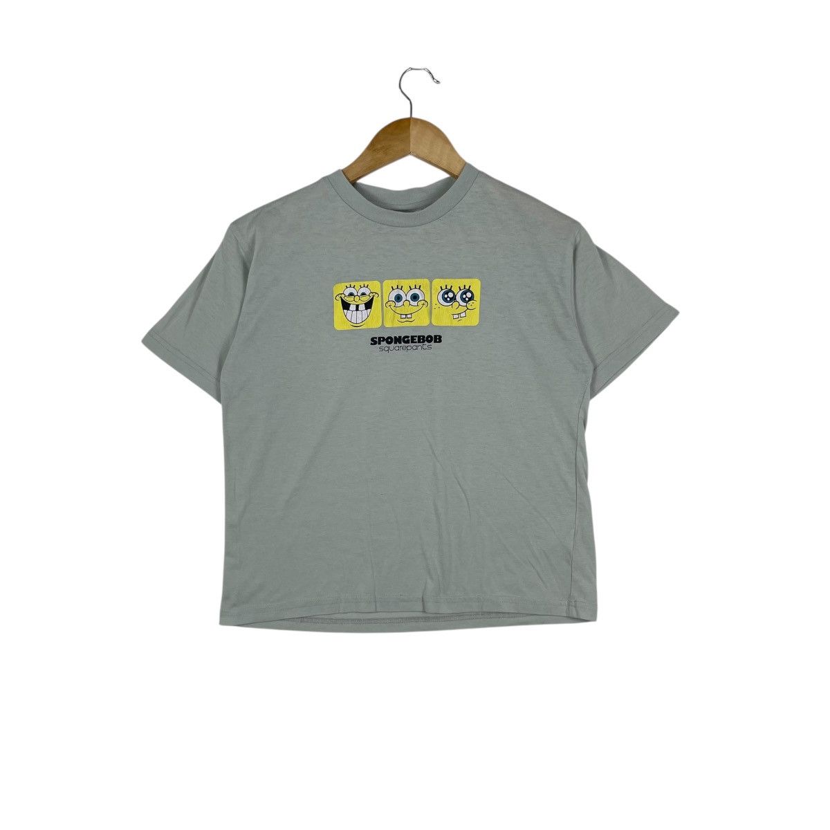 Japanese Brand Spongebob Squarepants Nickelodean Crop Top Tee Shirt Size S / US 4 / IT 40 - 1 Thumbnail