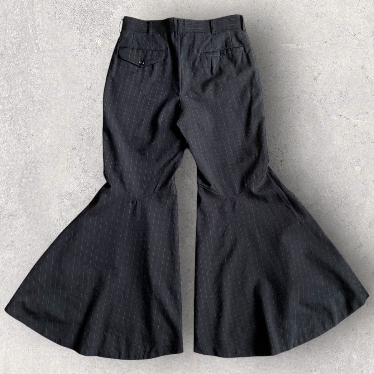 Comme des Garcons 2017 Pinstripe Oversized Wide Leg Pants Size 30" / US 8 / IT 44 - 4 Thumbnail