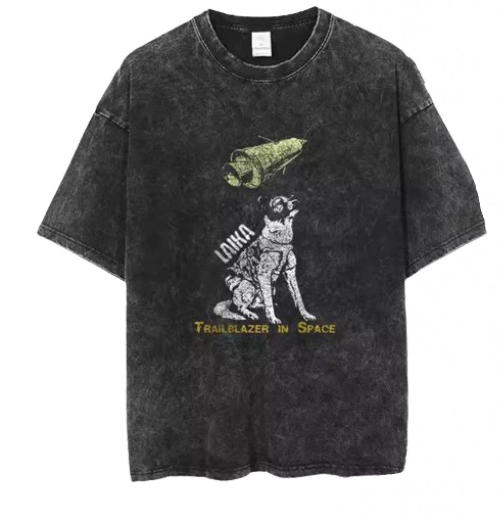 Japanese Brand Streetwear Y2K Gothic Money Dog Gym Washed T-Shirt Size US L / EU 52-54 / 3 - 1 Thumbnail