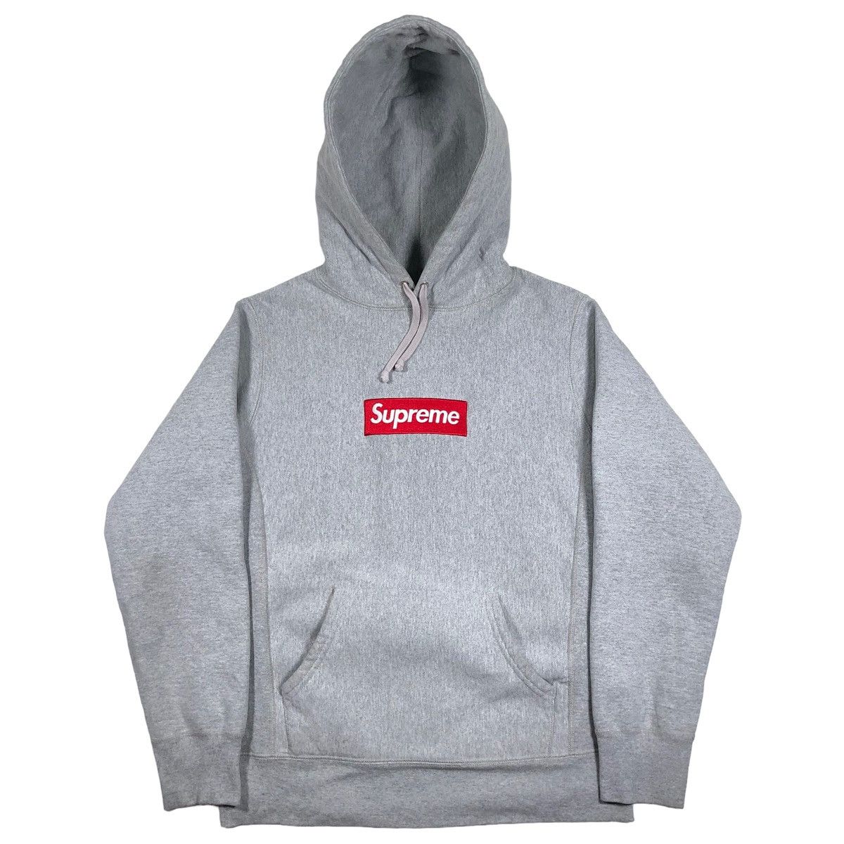 Supreme Box Logo Heather Grey Grailed