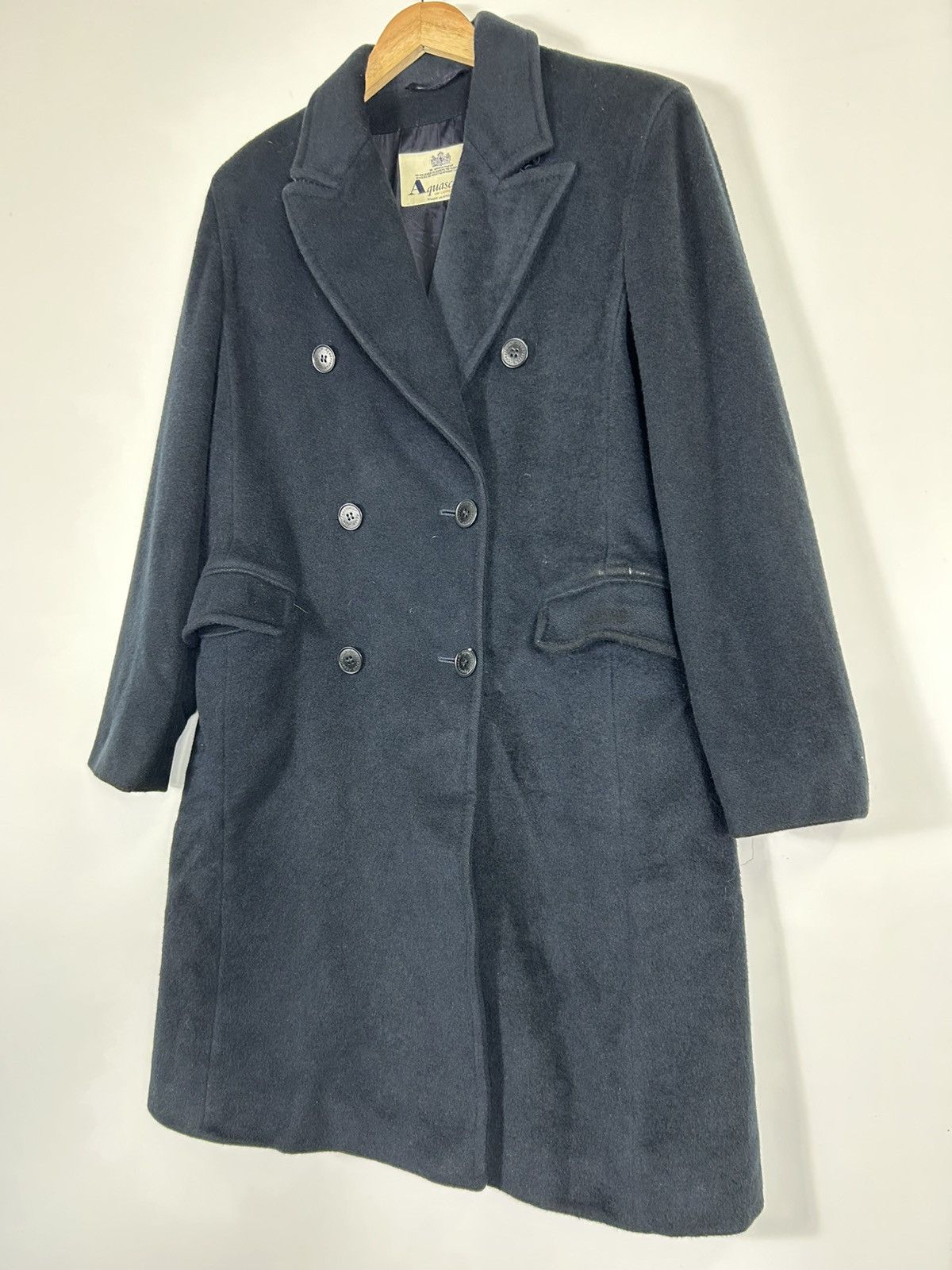 Aquascutum ⚡️Vintage Aquascutum London Wool Double Breast Coat Jacket Size US S / EU 44-46 / 1 - 3 Thumbnail