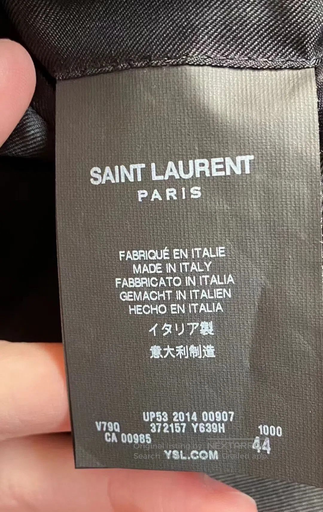 Anthony Vaccarello Saint Laurent One. Size US S / EU 44-46 / 1 - 4 Thumbnail