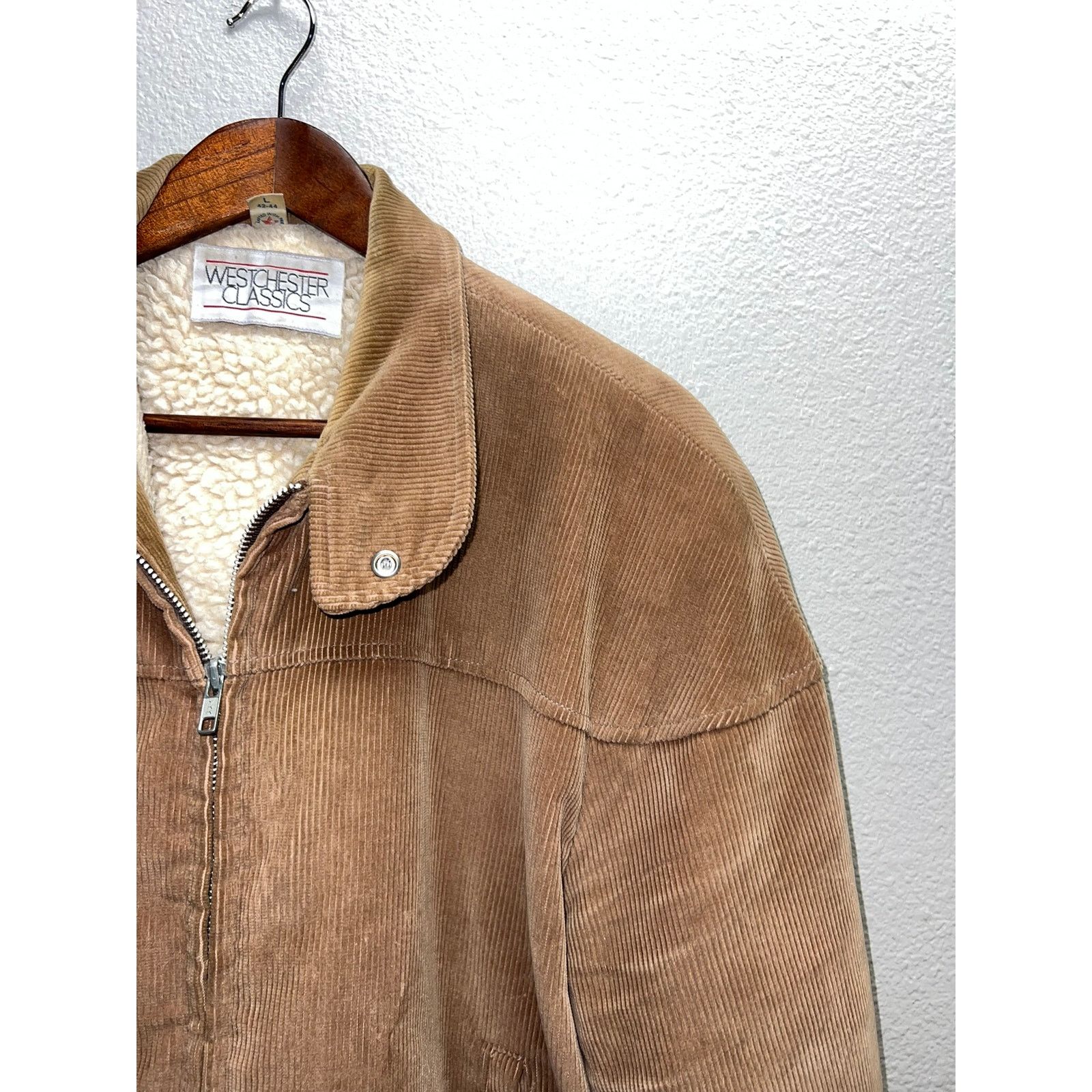 Vintage Vintage Corduroy Sherpa Jacket Brown Westchester Classics L Size US L / EU 52-54 / 3 - 3 Thumbnail