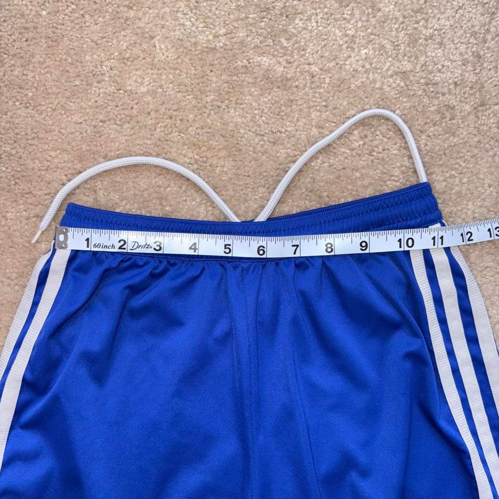 Adidas Vintage Y2K Blue & White/ Clima-Cool Adidas Athletic Shorts Size 34" / US 12 / IT 48 - 4 Thumbnail