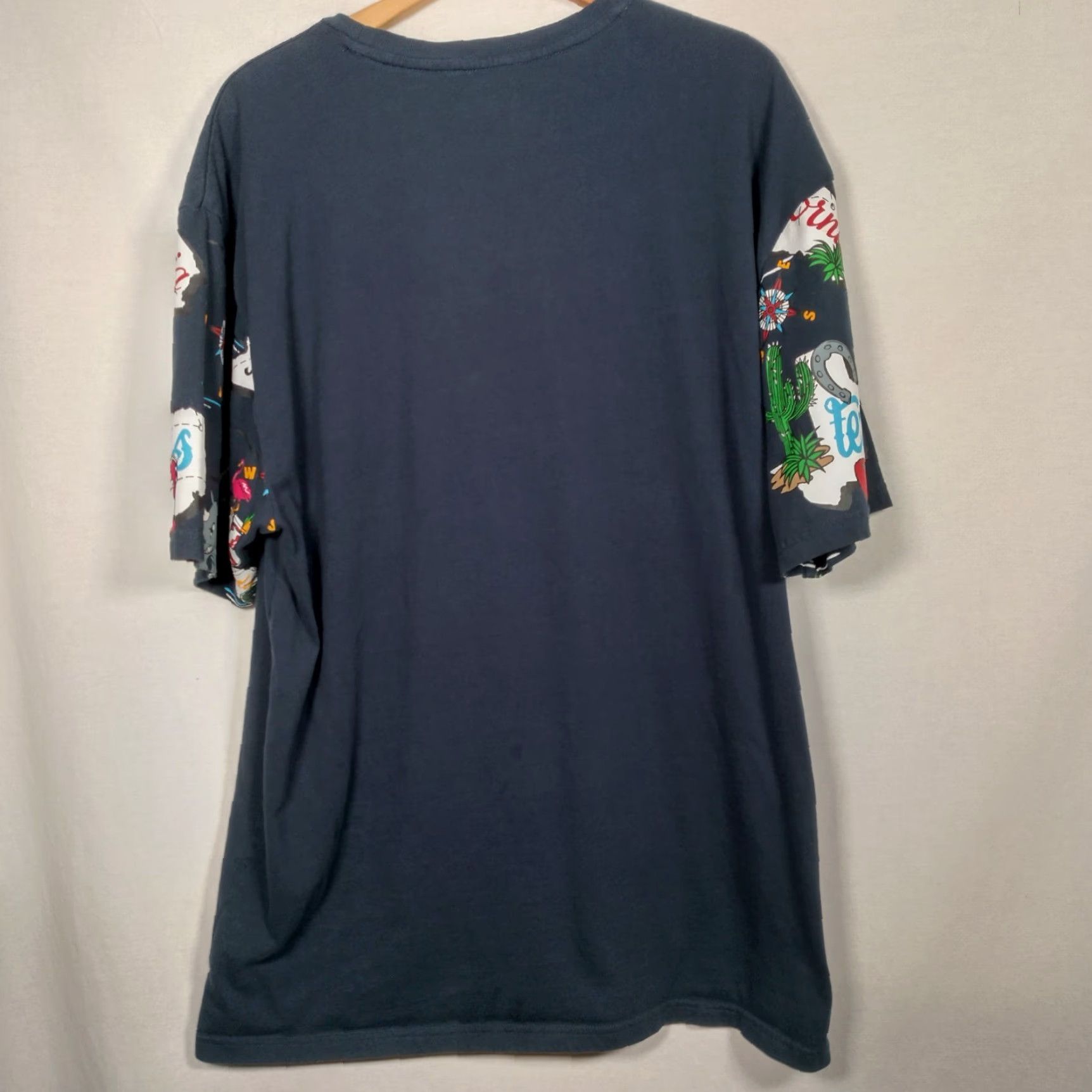 Ecko Unltd. VINTAGE ECKO UNLTD Shirt XXL Blue Cactus Football Graphic Streetwear Mens Size US XXL / EU 58 / 5 - 3 Thumbnail