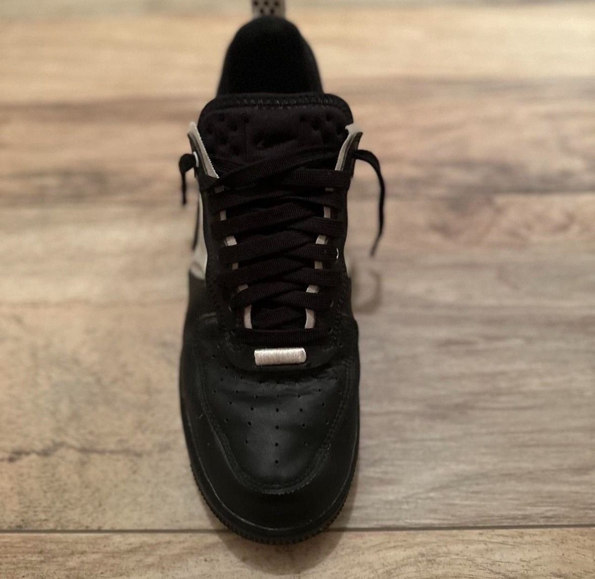 Nike Nike Air Force 1 React Black Size US 8.5 / EU 41-42 - 3 Thumbnail