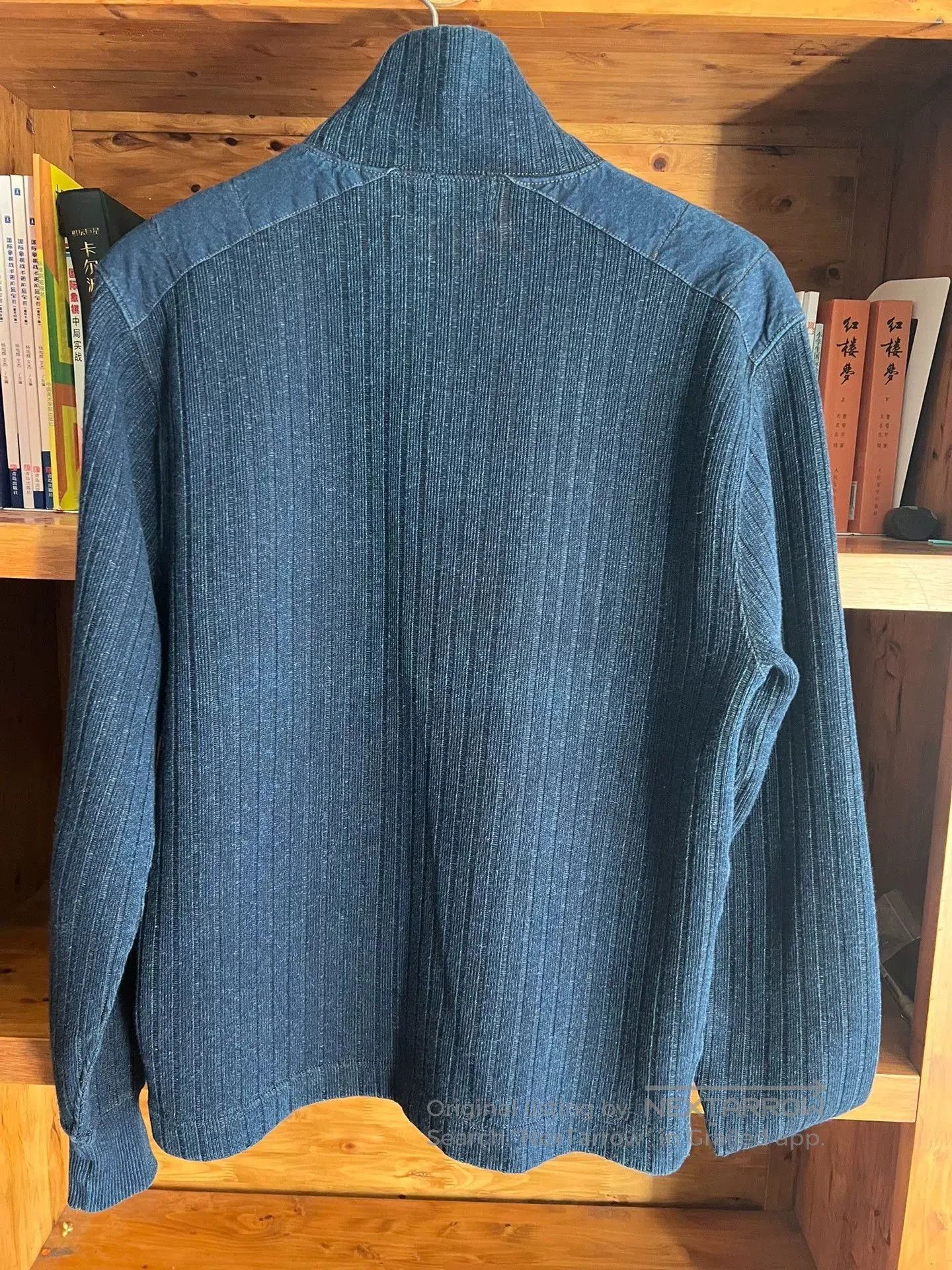 RRL Ralph Lauren vintage blue dyed pullover knit sweatshirt. Size US M / EU 48-50 / 2 - 7 Thumbnail