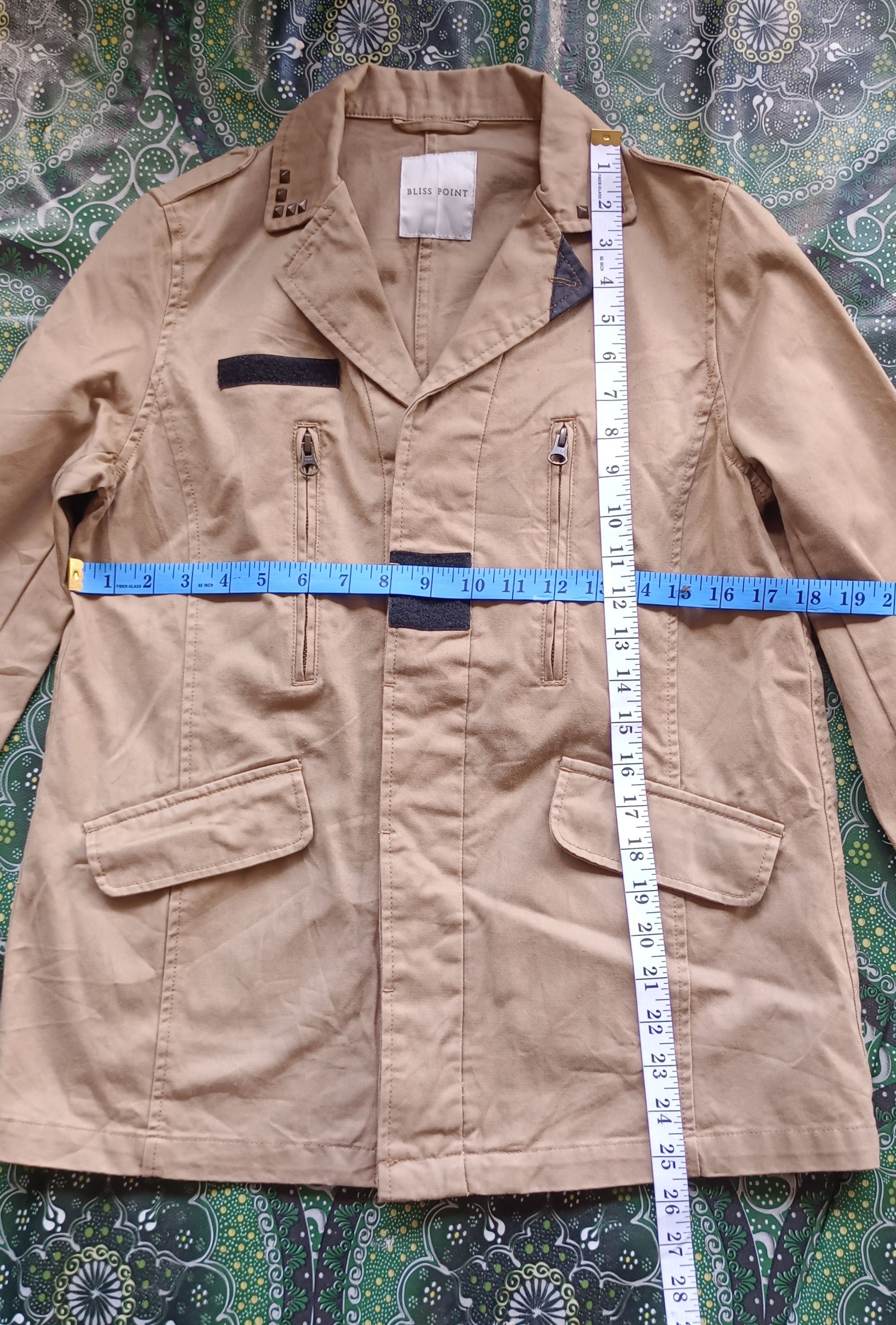 Japanese Brand Vintage🔥 Bliss Point Military Spark Button Jacket Size US S / EU 44-46 / 1 - 14 Thumbnail