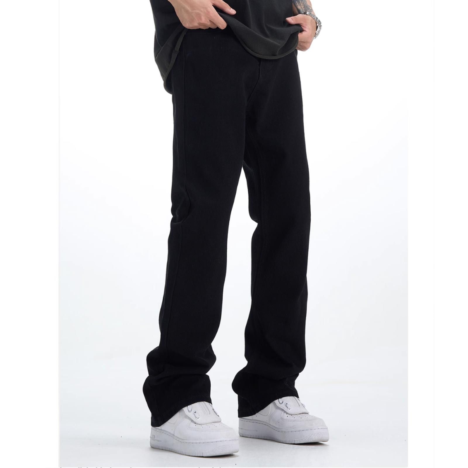 Japanese Brand Black Flared Denim Jeans Size US 32 / EU 48 - 2 Thumbnail