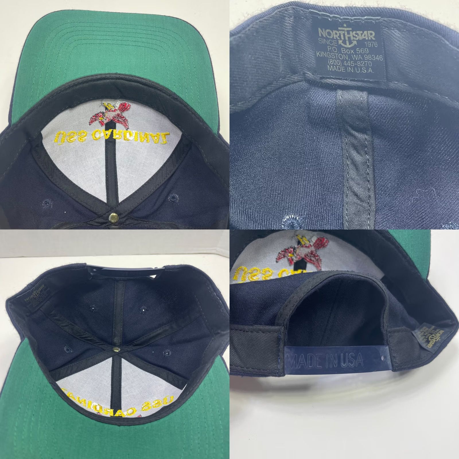 Vintage VINTAGE Northstar USS Cardinal MHC-60 Navy Hat Trucker Hat Snap Back One Size Adjustable Blue USA 80s 90s Size ONE SIZE - 8 Thumbnail