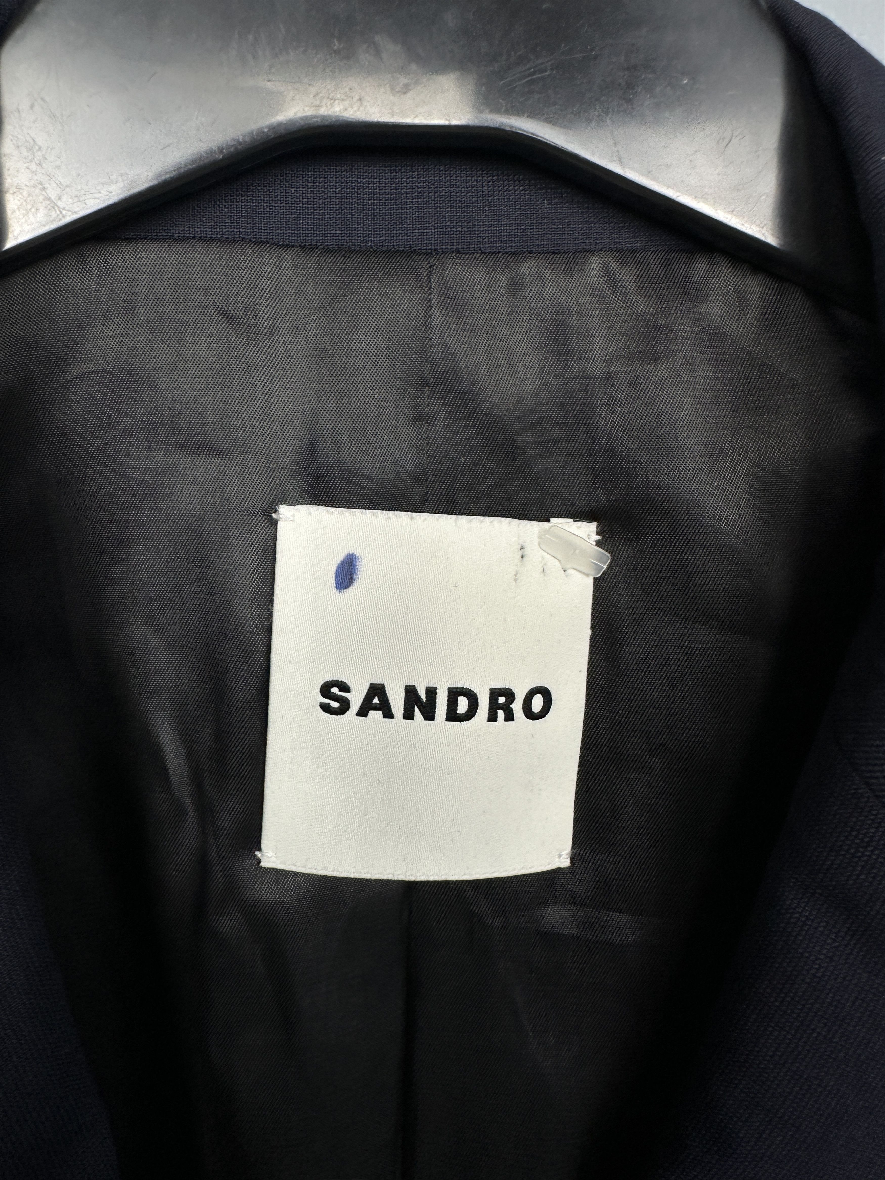 Sandro Sandro Mens Wool Blazer Jacket Size US M / EU 48-50 / 2 - 3 Thumbnail