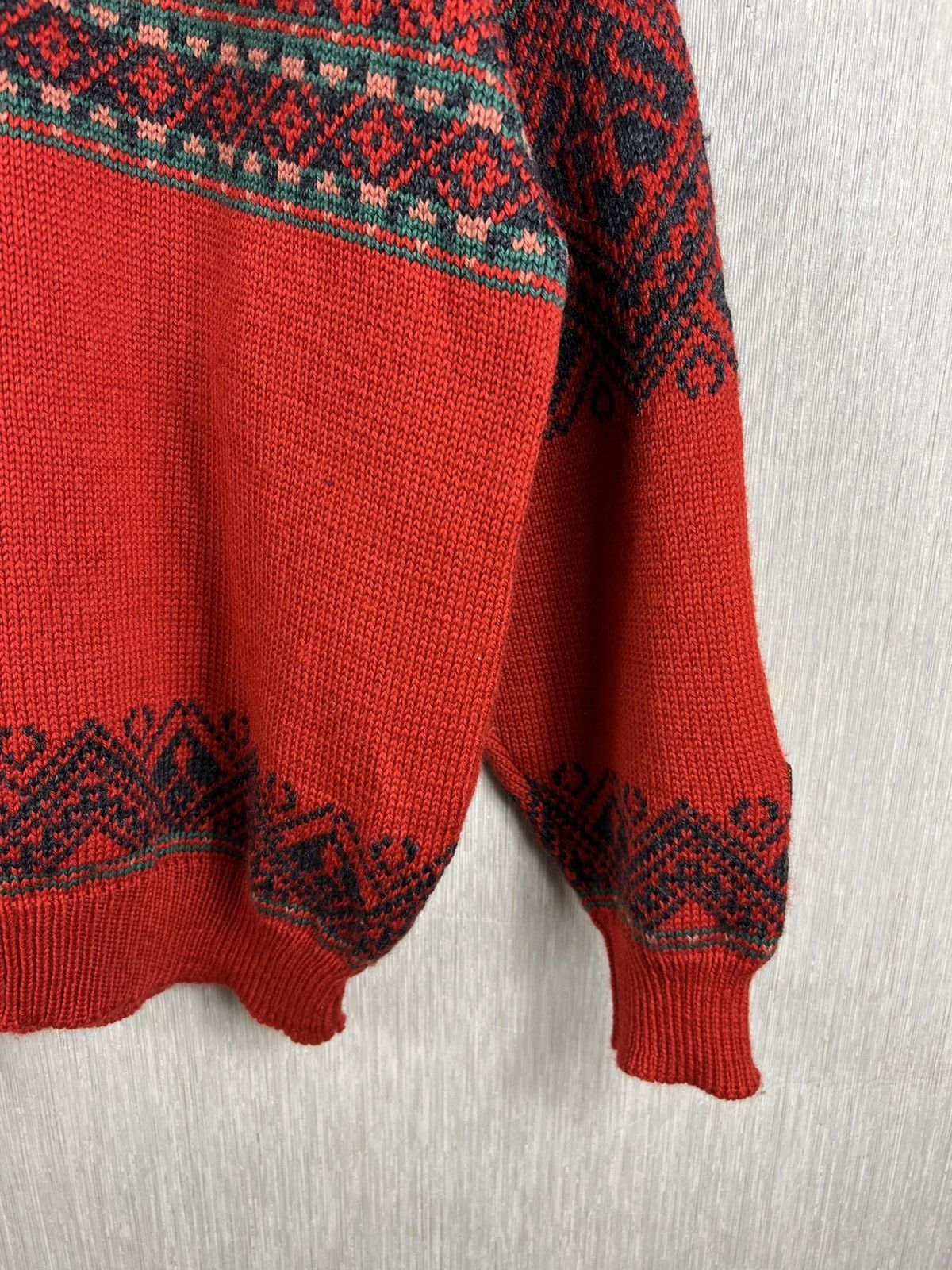 Dale Of Norway Vintage Dale of Norway heavy wool patterned sweater half zip Size US L / EU 52-54 / 3 - 5 Thumbnail