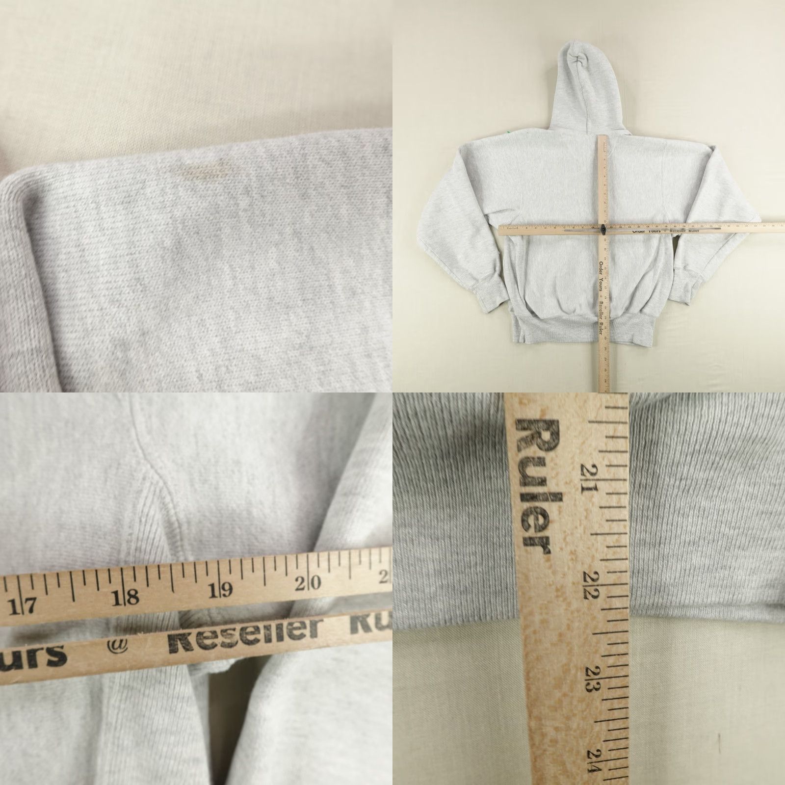 Champion VINTAGE Champion Reverse Weave Cornell Hoodie Mens Small Gray Football 90s Pullover Hooded Pockets Size US S / EU 44-46 / 1 - 8 Thumbnail
